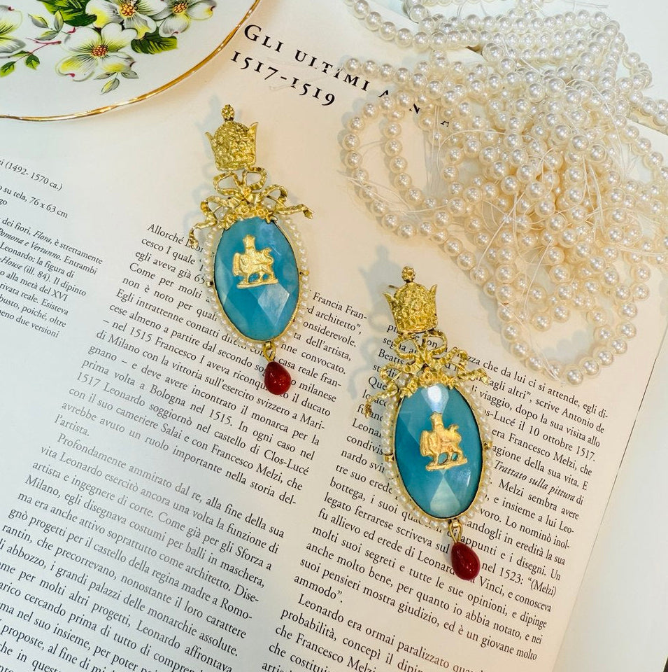 Royal Cat Eye Earrings
