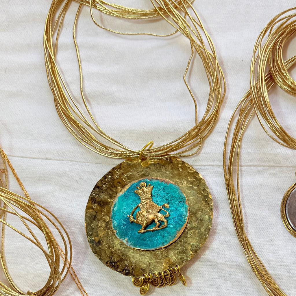 Lion & Sun Necklace