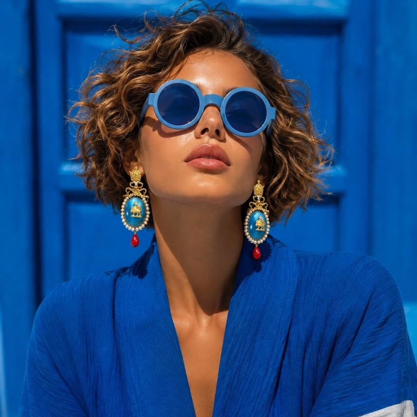 Royal Cat Eye Earrings