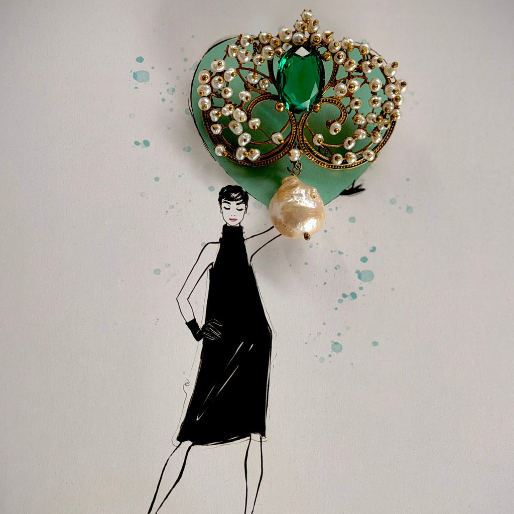 Victoria Brass Earrings