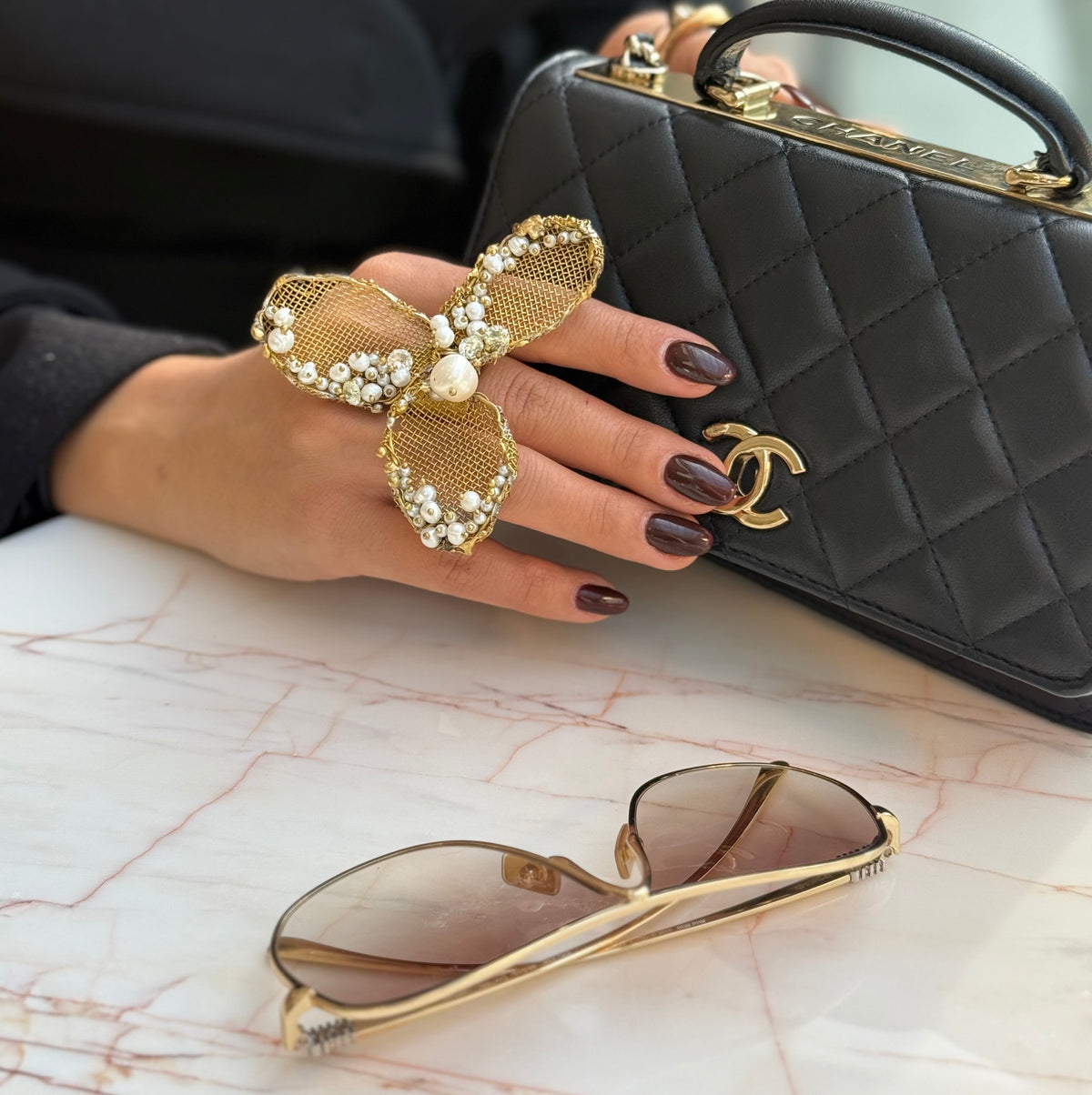 Blossom Brass Ring