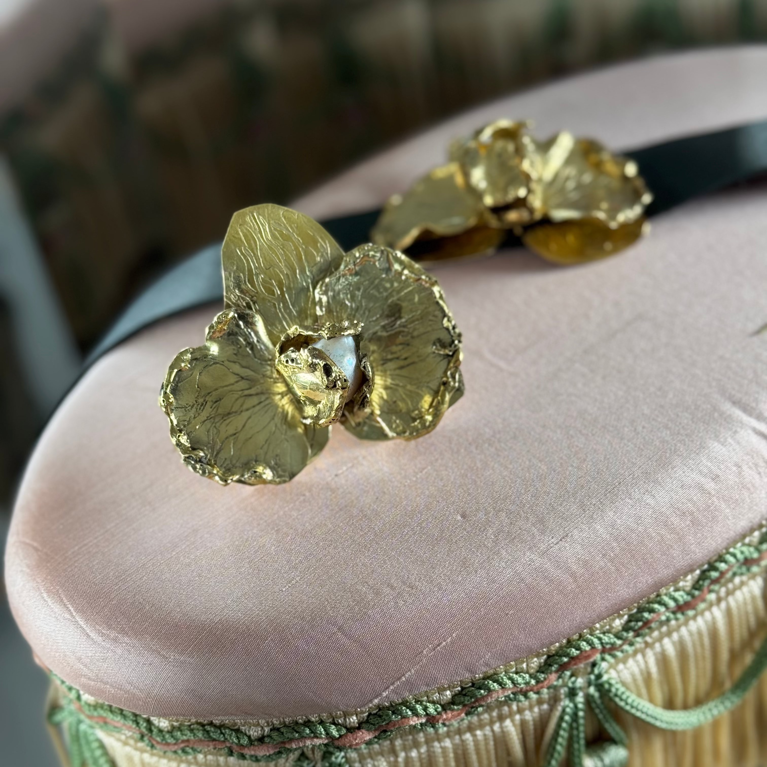 Orchid Brass Ring